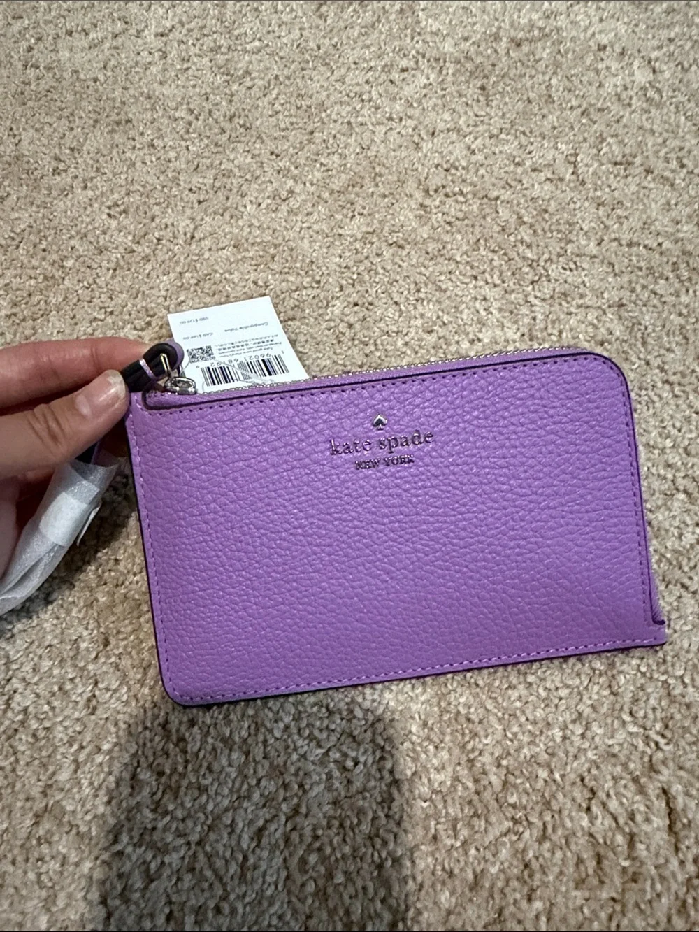 Purple Kate Spade Wallet